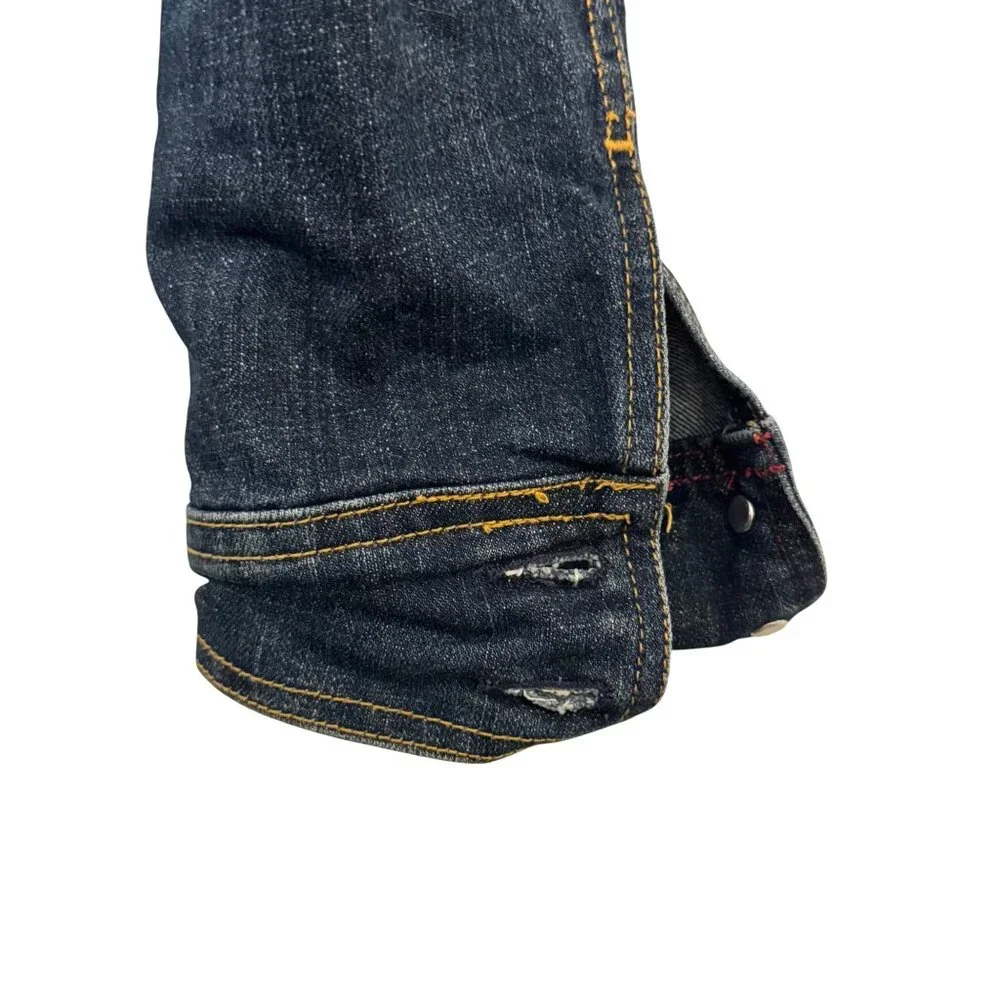 J.Crew Denim Jacket Women’s Small Blue Button-Up Long Sleeve Casual Jean Jacket - Picture 6 of 9